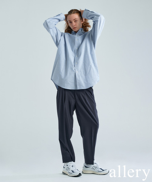 417 EDIFICE（フォーワンセブンエディフィス）の「【allery / アレリ―】 オックスフォードシャツ（シャツ/ブラウス・メンズ・ホワイト/ベージュ/ブルー・LARGE/MEDIUM/SMALL/X-LARGE）」の3枚目の写真