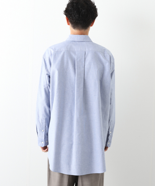 417 EDIFICE（フォーワンセブンエディフィス）の「【allery / アレリ―】 オックスフォードシャツ（シャツ/ブラウス・メンズ・ホワイト/ベージュ/ブルー・LARGE/MEDIUM/SMALL/X-LARGE）」の11枚目の写真