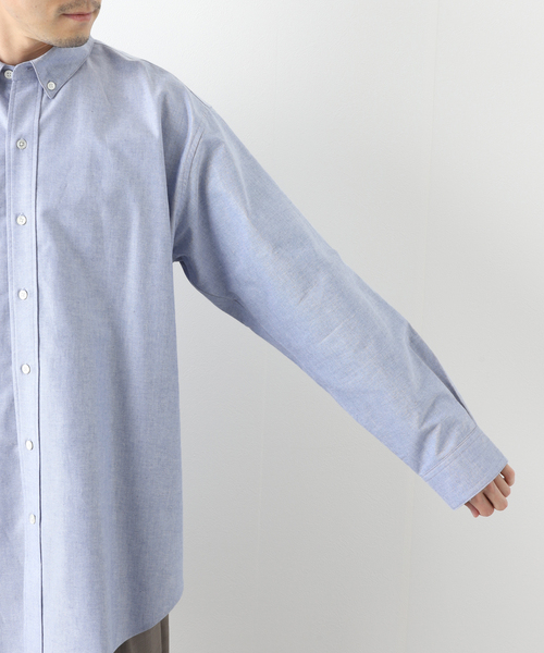 417 EDIFICE（フォーワンセブンエディフィス）の「【allery / アレリ―】 オックスフォードシャツ（シャツ/ブラウス・メンズ・ホワイト/ベージュ/ブルー・LARGE/MEDIUM/SMALL/X-LARGE）」の14枚目の写真