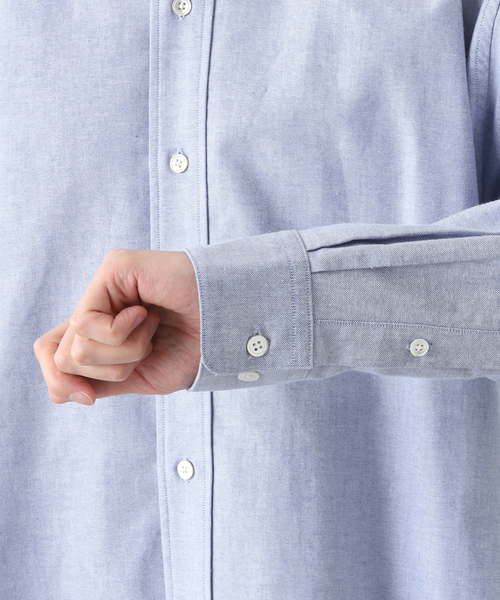 417 EDIFICE（フォーワンセブンエディフィス）の「【allery / アレリ―】 オックスフォードシャツ（シャツ/ブラウス・メンズ・ホワイト/ベージュ/ブルー・LARGE/MEDIUM/SMALL/X-LARGE）」の15枚目の写真