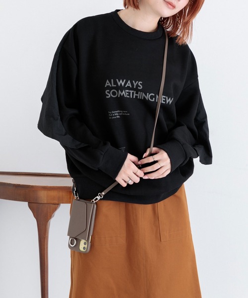 anana（アナナ）の「anana バックフレアドッキングプルオーバー（Tシャツ/カットソー・レディース・ブラック/グレー・FREE）」の10枚目の写真