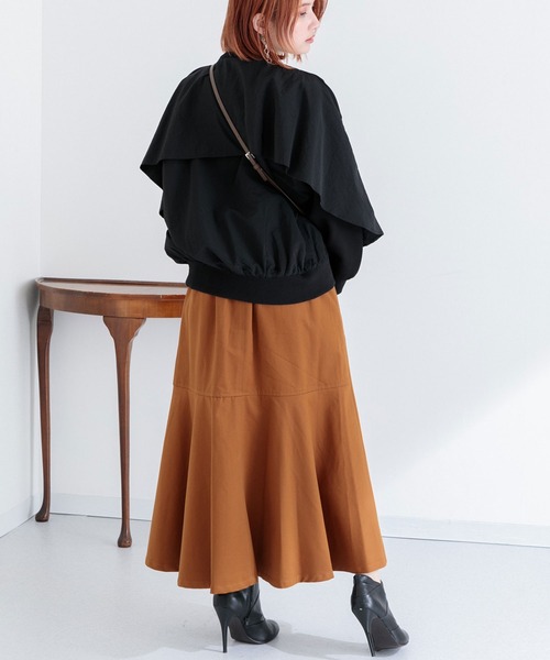 anana（アナナ）の「anana バックフレアドッキングプルオーバー（Tシャツ/カットソー・レディース・ブラック/グレー・FREE）」の3枚目の写真