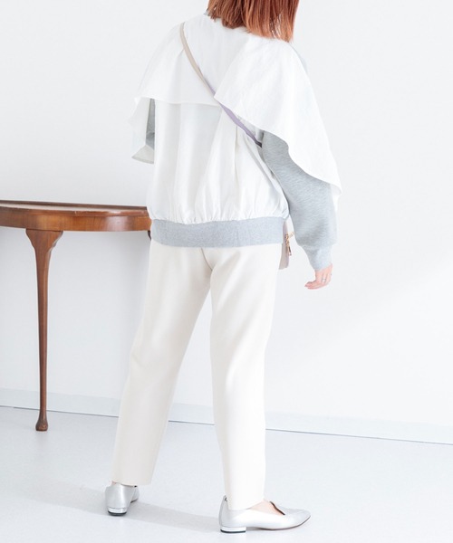 anana（アナナ）の「anana バックフレアドッキングプルオーバー（Tシャツ/カットソー・レディース・ブラック/グレー・FREE）」の11枚目の写真