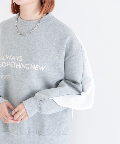 anana（アナナ）の「anana バックフレアドッキングプルオーバー（Tシャツ/カットソー・レディース・ブラック/グレー・FREE）」の18枚目の写真