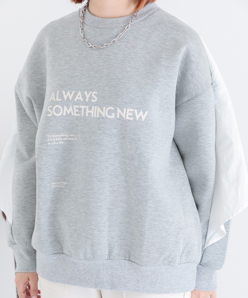 anana（アナナ）の「anana バックフレアドッキングプルオーバー（Tシャツ/カットソー・レディース・ブラック/グレー・FREE）」の12枚目の写真