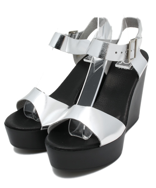 ROSE BUD（ローズバッド）の「（JOE SANCHEZ)18110 ANKLE STRAP WEDGE SANDAL（サンダル・レディース・ブラック/その他/ベージュ系その他・39/37/36/35/38）」の3枚目の写真