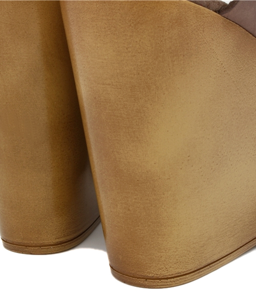 ROSE BUD（ローズバッド）の「（JOE SANCHEZ)18110 ANKLE STRAP WEDGE SANDAL（サンダル・レディース・ブラック/その他/ベージュ系その他・39/37/36/35/38）」の5枚目の写真