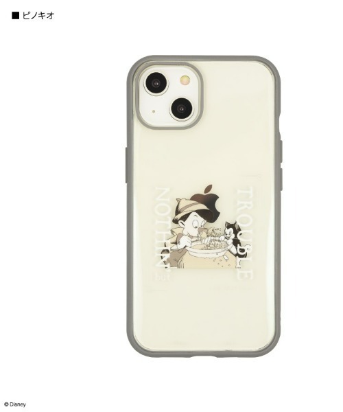 Disney（ディズニー）の「Disney/ディズニー＆ピクサーキャラクター　IIIIfit　Clear iPhone 14/13対応ケース（スマホケース/カバー・レディース・クリアグリーン/マルチ/クリアイエロー/ホワイト/ライトグレー/ベージュ/クリアブラウン/クリア・ONE SIZE）」の3枚目の写真