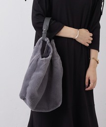 Actually | コットニー ファーバッグ(トートバッグ)