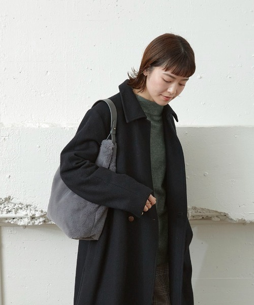 Actually（アクチュアリー）の「コットニー ファーバッグ（トートバッグ・レディース・ブラック/ベージュ/グレー・フリー）」の19枚目の写真