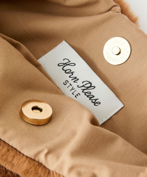 Actually（アクチュアリー）の「コットニー ファーバッグ（トートバッグ・レディース・ブラック/ベージュ/グレー・フリー）」の22枚目の写真