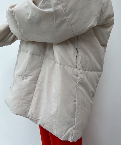 y/m（イム）の「NANA×y/m ヴィンテージノーカラーコート（ダウン