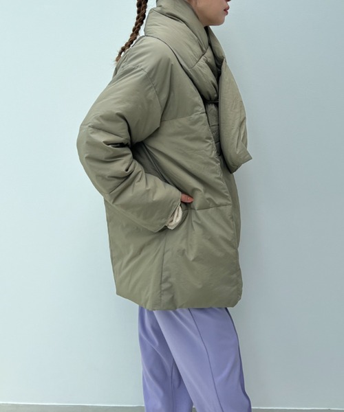 y/m（イム）の「NANA×y/m ヴィンテージノーカラーコート（ダウン