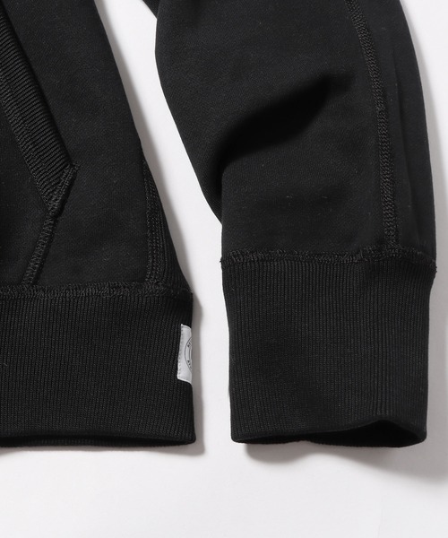 REIGNING CHAMP（レイニングチャンプ）の「REIGNING CHAMP/レイニングチャンプ FULL ZIP HOODIE-MIDWEIGHT TERRY ジップパーカー（パーカー・メンズ・ブラック/ヘザーグレー・L/XL/M）」の11枚目の写真