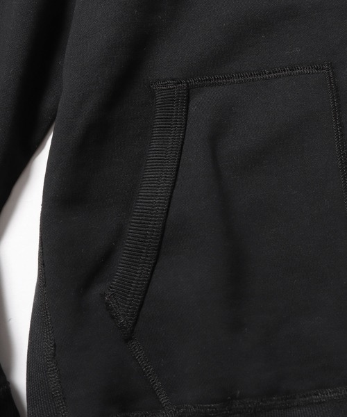 REIGNING CHAMP（レイニングチャンプ）の「REIGNING CHAMP/レイニングチャンプ FULL ZIP HOODIE-MIDWEIGHT TERRY ジップパーカー（パーカー・メンズ・ブラック/ヘザーグレー・L/XL/M）」の10枚目の写真