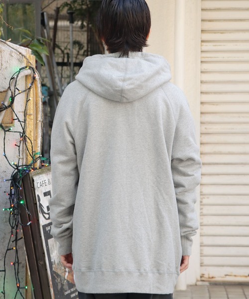 REIGNING CHAMP（レイニングチャンプ）の「REIGNING CHAMP/レイニングチャンプ FULL ZIP HOODIE-MIDWEIGHT TERRY ジップパーカー（パーカー・メンズ・ブラック/ヘザーグレー・L/XL/M）」の4枚目の写真