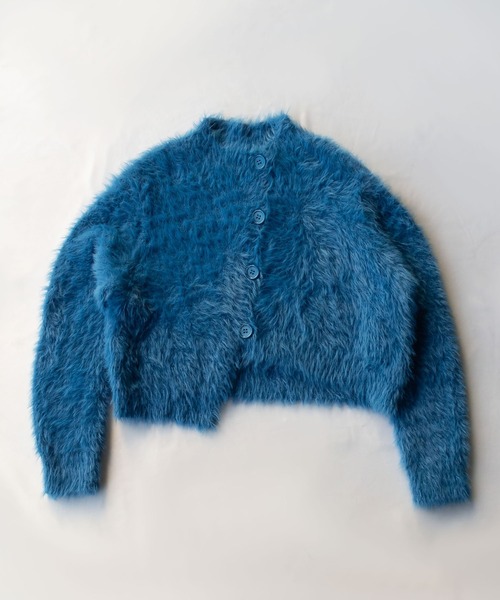 aa　em. カーディガン me+em select カーディガン 「 9color 」アシメショート