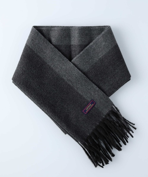 Right-on（ライトオン）の「無地マフラー（マフラー・メンズ・ブラウン/ネイビー/グレー/ブラック・フリー）」の3枚目の写真