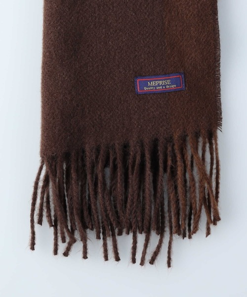 Right-on（ライトオン）の「無地マフラー（マフラー・メンズ・ブラウン/ネイビー/グレー/ブラック・フリー）」の5枚目の写真