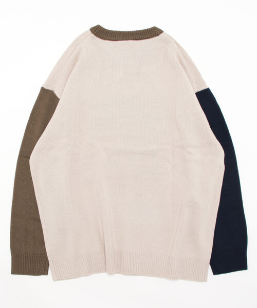 Right-on（ライトオン）の「【PEZ】プリントニット（ニット/セーター・レディース・オフホワイト/ブラウン・M/L）」の10枚目の写真