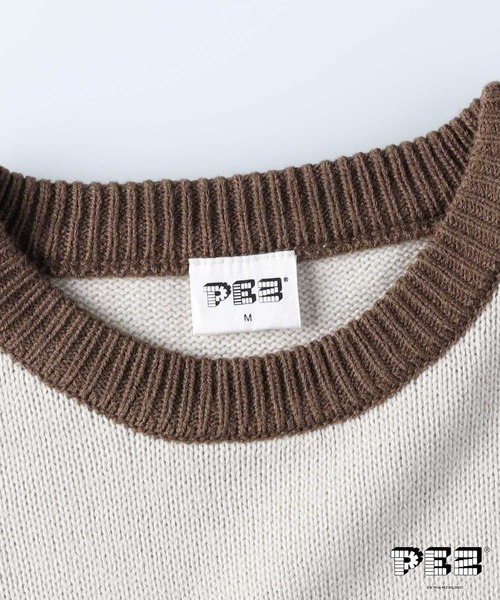 Right-on（ライトオン）の「【PEZ】プリントニット（ニット/セーター・レディース・オフホワイト/ブラウン・M/L）」の6枚目の写真