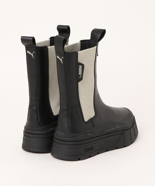PUMA(プーマ)の「【PUMA】386272-03 メイズ スタック チェルシー ウィメンズ(ブーツ・レディース・ブラック・23cm/23.5cm/24cm/24.5cm)」の2枚目の写真