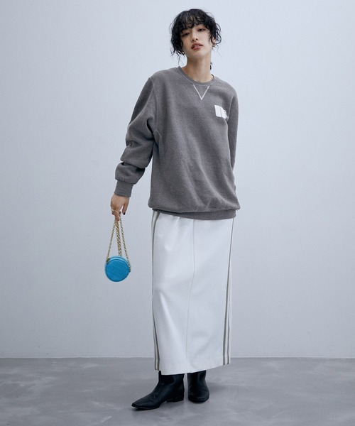 RUSSELL for ADAM ET ROPE´別注 Fleece Crew Shirt