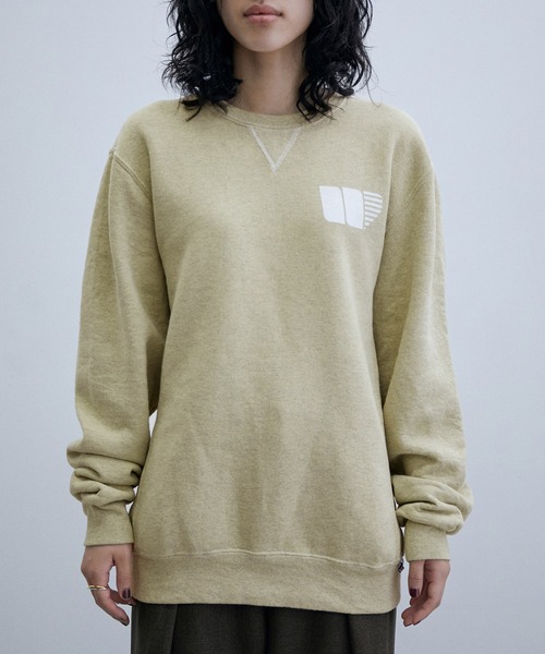 RUSSELL(ラッセル)の「【RUSSELL for ADAM ET ROPE'】別注 Fleece Crew Shirt(スウェット・レディース・ベージュ/パープル/チャコールグレー・L)」の13枚目の写真