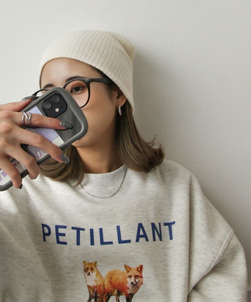 Chillfar（チルファー）の「リブ編みニットキャップ/ビーニー（ニットキャップ/ビーニー・レディース・レンガ/ベージュ/グレー/ブラック/アイボリー・FREE）」の17枚目の写真