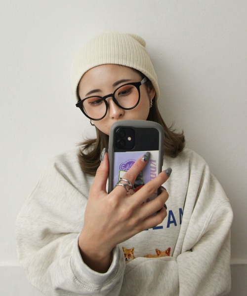 Chillfar（チルファー）の「リブ編みニットキャップ/ビーニー（ニットキャップ/ビーニー・レディース・レンガ/ベージュ/グレー/ブラック/アイボリー・FREE）」の18枚目の写真