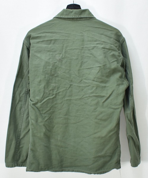 VINTAGE（ヴィンテージ）の「【ヴィンテージ古着】ミリタリー US.ARMY ワッペン刺繍 ユーティリティシャツ（シャツ/ブラウス・メンズ・グリーン・LARGE）」の10枚目の写真