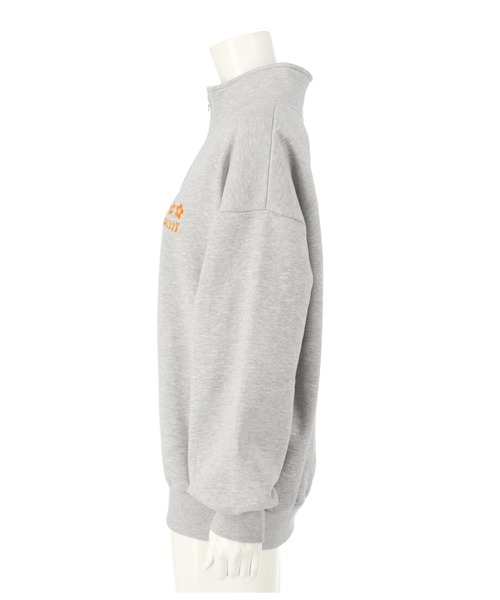 anap mimpi(アナップミンピ)の「裏起毛レトロプリント配色ハーフジップスウェット(スウェット・レディース・ブルー/グレー/ピンク・FREE)」の18枚目の写真