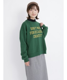 裏起毛ロゴスウェット