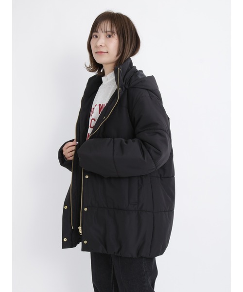 Samansa Mos2 blue(サマンサモスモスブルー)の「裏起毛ロゴスウェット(Tシャツ/カットソー・レディース・グリーン/パープル/キナリ/トップグレー/ブラック・フリ-)」の15枚目の写真