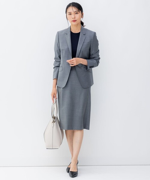 23区ファインネスウール　テーラードジャケット＆パンツスーツ未使用品　46サイズ セットアップ対応】ファインネスウール ジャケット（テーラード