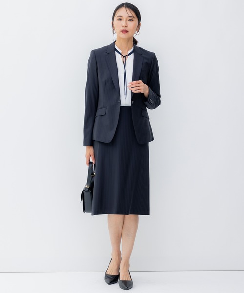 【極美品】23区 ファインネスウールスーツ セットアップM L セットアップ対応】ファインネスウール ジャケット（テーラード