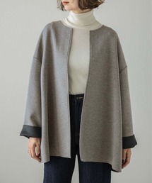 ダンボールニットミディアムコート