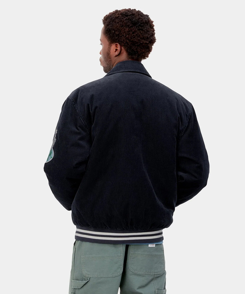 Carhartt（カーハート）の「【CARHARTT / カーハート】LETTERMAN JACKET（スタジャン・メンズ・ブラック/グリーン/ネイビー・MEDIUM/LARGE）」の15枚目の写真