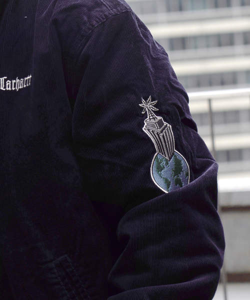 Carhartt（カーハート）の「【CARHARTT / カーハート】LETTERMAN JACKET（スタジャン・メンズ・ブラック/グリーン/ネイビー・MEDIUM/LARGE）」の21枚目の写真