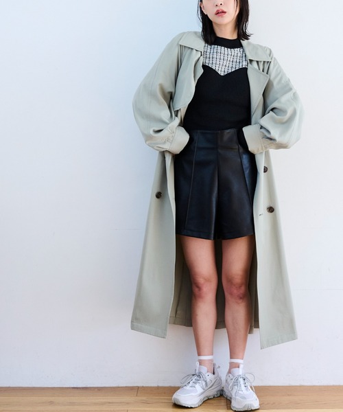 FREE'S MART（フリーズマート）の「◆ドッキングビスチェニット（ニット/セーター・レディース・ブラック/パープル/ベージュ・FREE）」の10枚目の写真