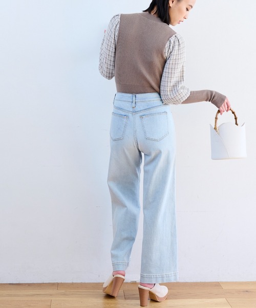 FREE'S MART（フリーズマート）の「◆ドッキングビスチェニット（ニット/セーター・レディース・ブラック/パープル/ベージュ・FREE）」の18枚目の写真