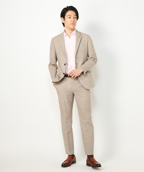 CROWDED CLOSET（クラウデッドクローゼット）の「【COOL DOTS(クールドッツ)】ウォッシャブル プリントパンツ（スラックス・メンズ・ブルー/ブラック/ベージュ・02/03/04/01）」の4枚目の写真