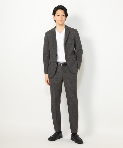 CROWDED CLOSET（クラウデッドクローゼット）の「【COOL DOTS(クールドッツ)】ウォッシャブル プリントパンツ（スラックス・メンズ・ブルー/ブラック/ベージュ・02/03/04/01）」の13枚目の写真