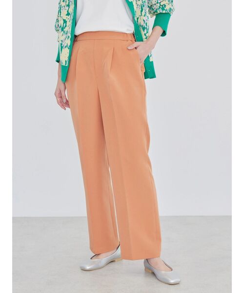 AMERICAN HOLIC（アメリカンホリック）の「美・美・美　ストレートパンツ（その他パンツ・レディース・オフホワイト/グリーン/キャメル・S/XS/L/M）」の7枚目の写真