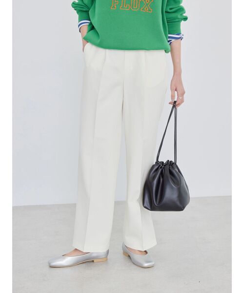 AMERICAN HOLIC（アメリカンホリック）の「美・美・美　ストレートパンツ（その他パンツ・レディース・オフホワイト/グリーン/キャメル・S/XS/L/M）」の16枚目の写真