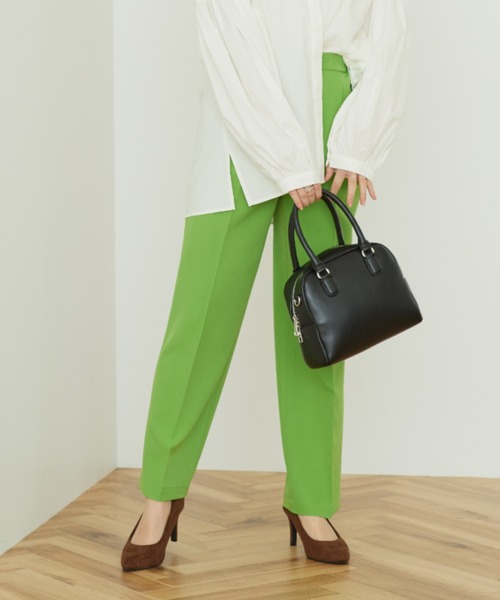 AMERICAN HOLIC（アメリカンホリック）の「美・美・美　ストレートパンツ（その他パンツ・レディース・オフホワイト/グリーン/キャメル・S/XS/L/M）」の6枚目の写真