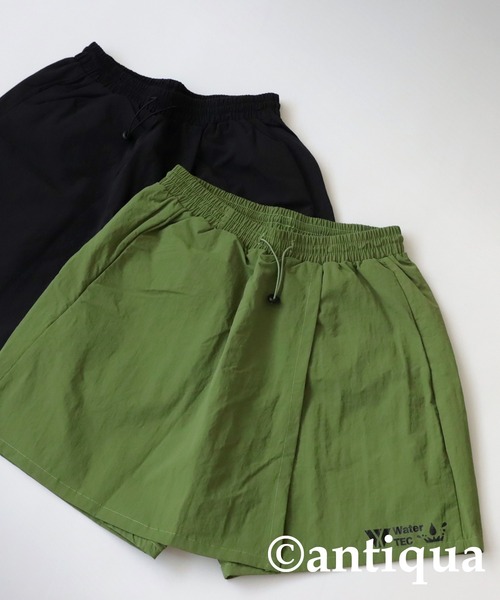 antiqua(アンティカ)の「撥水 UVカットスカート(スカート・レディース・カーキ/ブラック・FREE)」の15枚目の写真