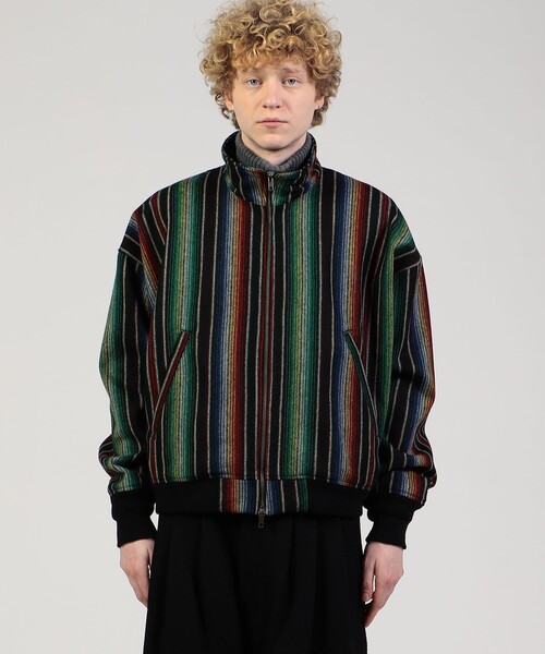 モニタリー【 MONITALY 】CZECH COAT W/FROG CLOSURE JAQUARD