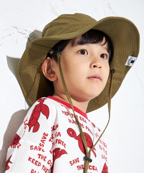 MAKE YOUR DAY（メイクユアデイ）の「バケットハット（ハット・キッズ・ベージュ/オレンジ/ライム/カーキ・50/52/54/56）」の6枚目の写真