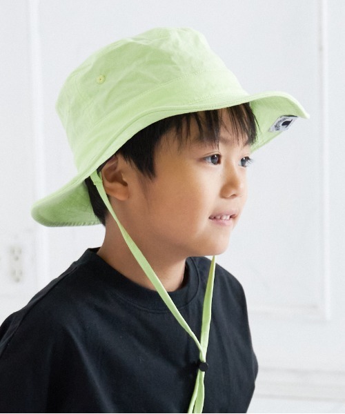 MAKE YOUR DAY（メイクユアデイ）の「バケットハット（ハット・キッズ・ベージュ/オレンジ/ライム/カーキ・50/52/54/56）」の9枚目の写真